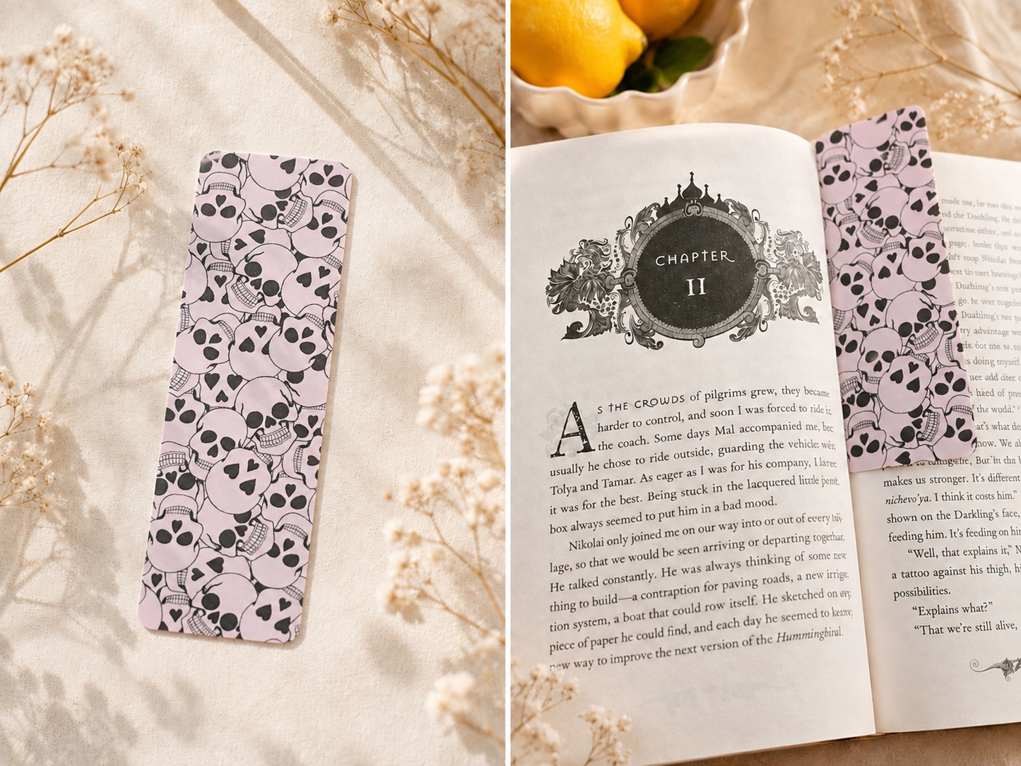 Lamminerade Bokmärken - 4 Olika Designs