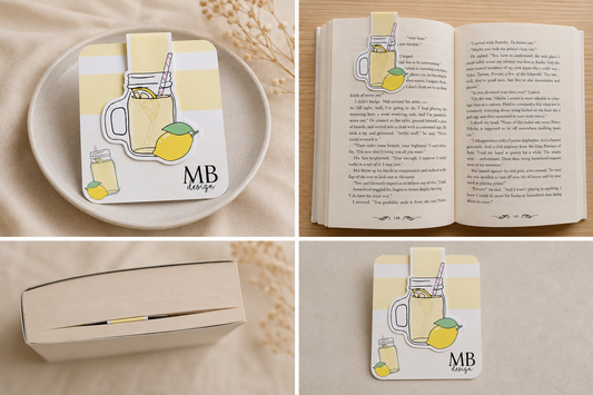 Magnetiskt bokmärke Lemonade