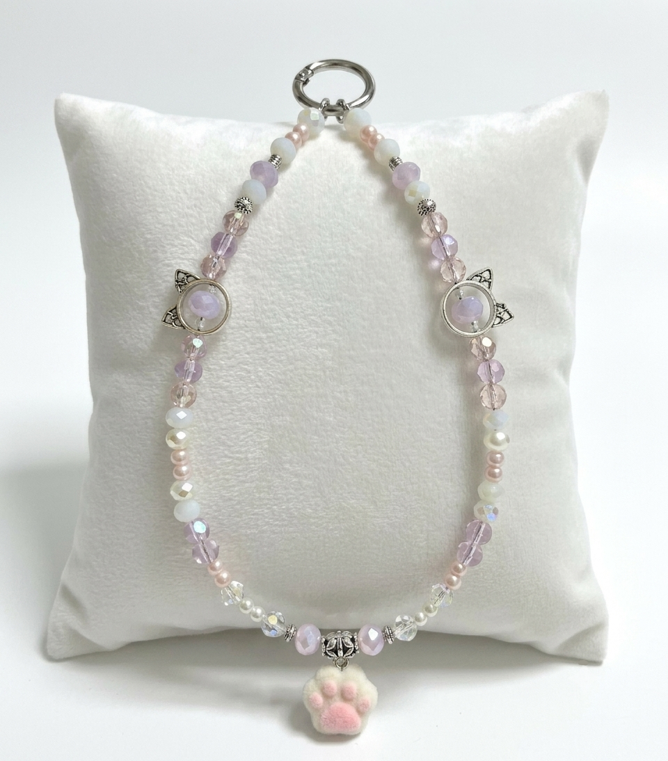 Phone Wristlet - Mobilarmband - Rosa Katt