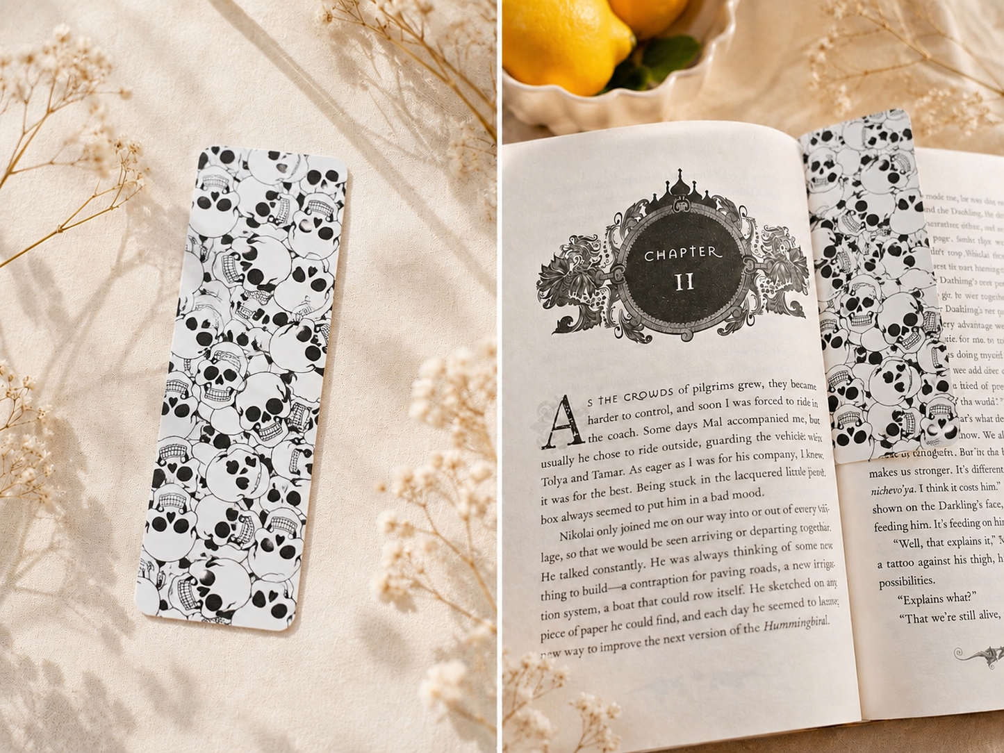 Lamminerade Bokmärken - 4 Olika Designs